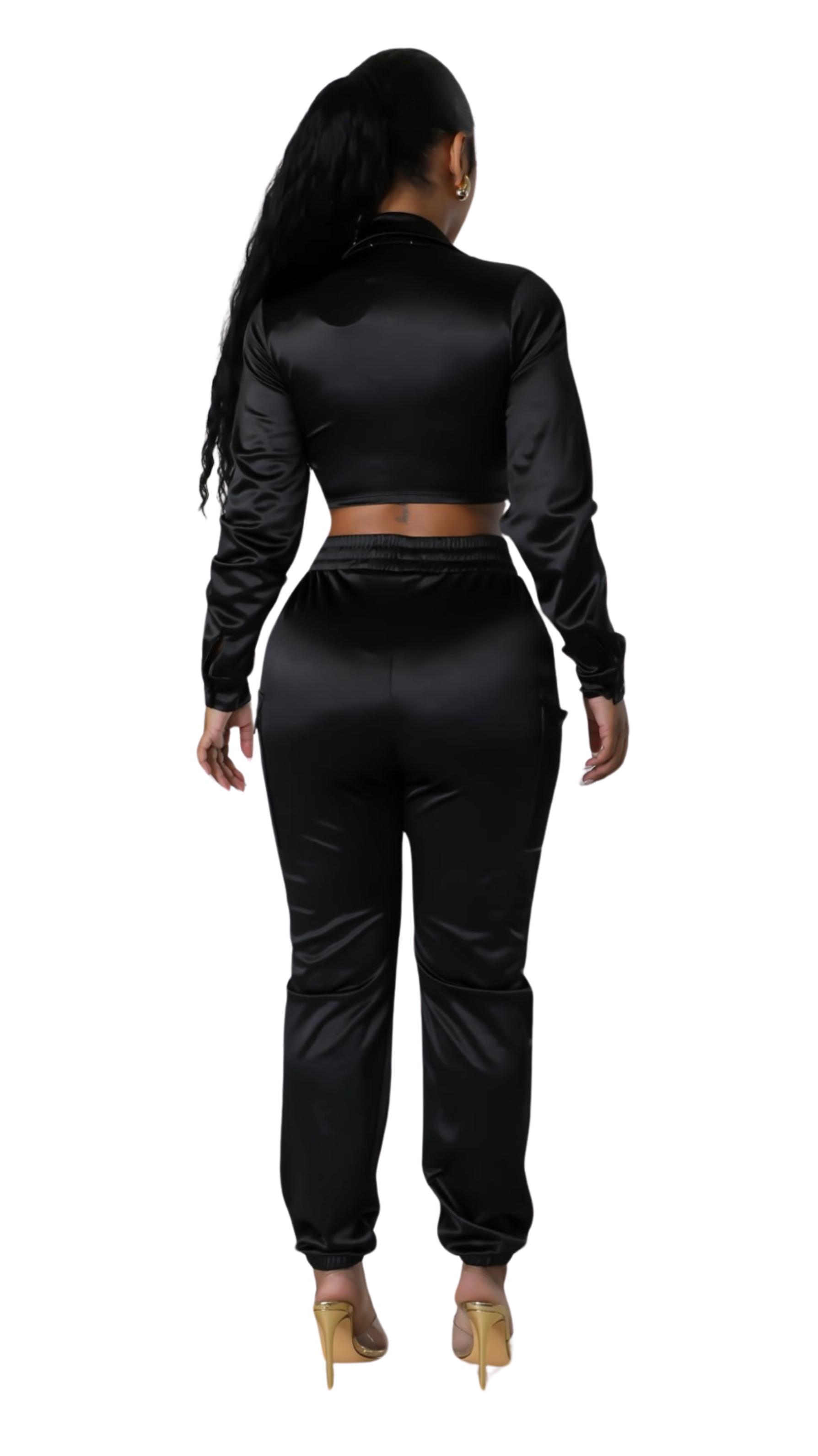 PoundCake Sultry Satin Cargo Set