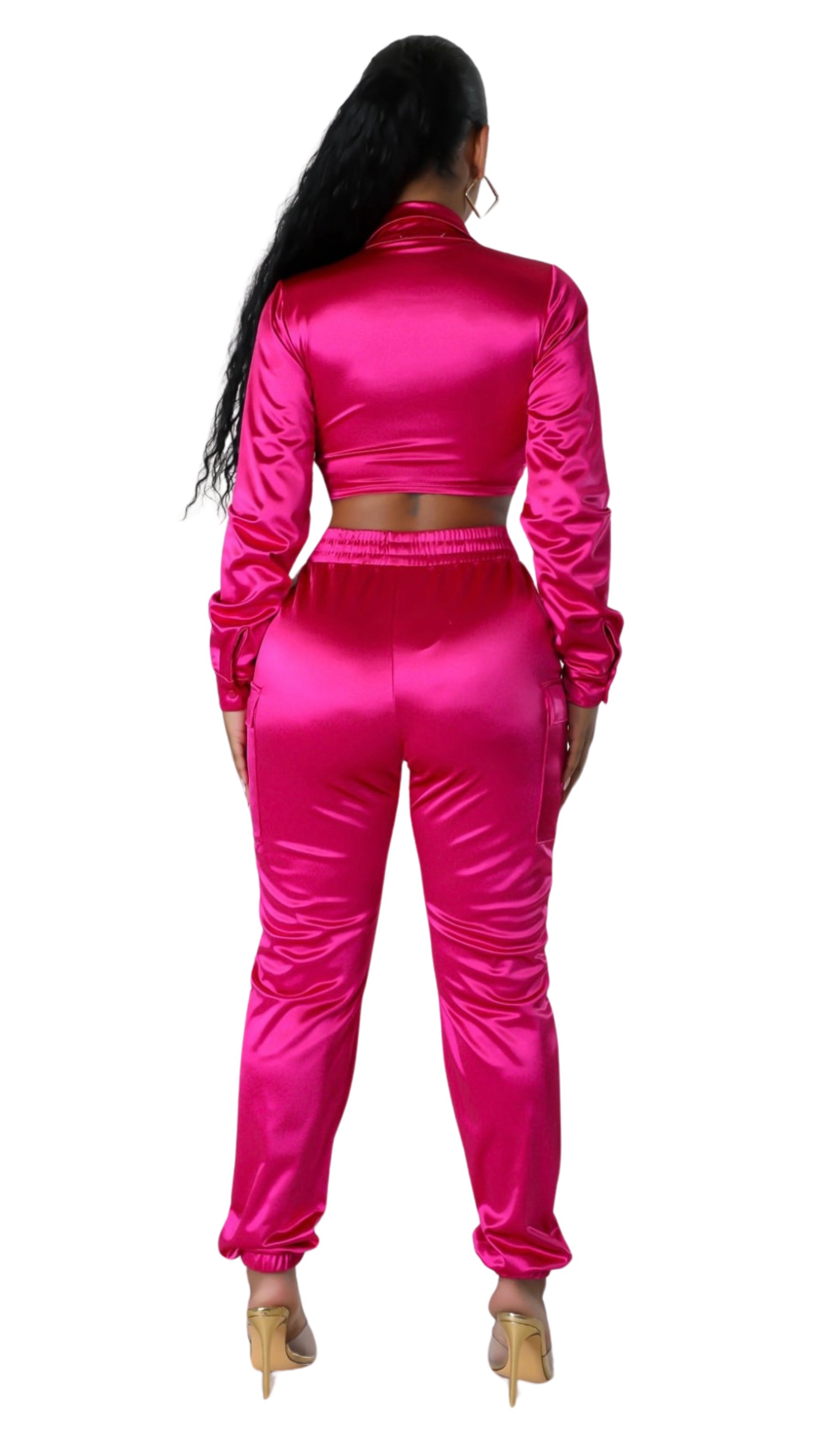 PoundCake Sultry Satin Cargo Set