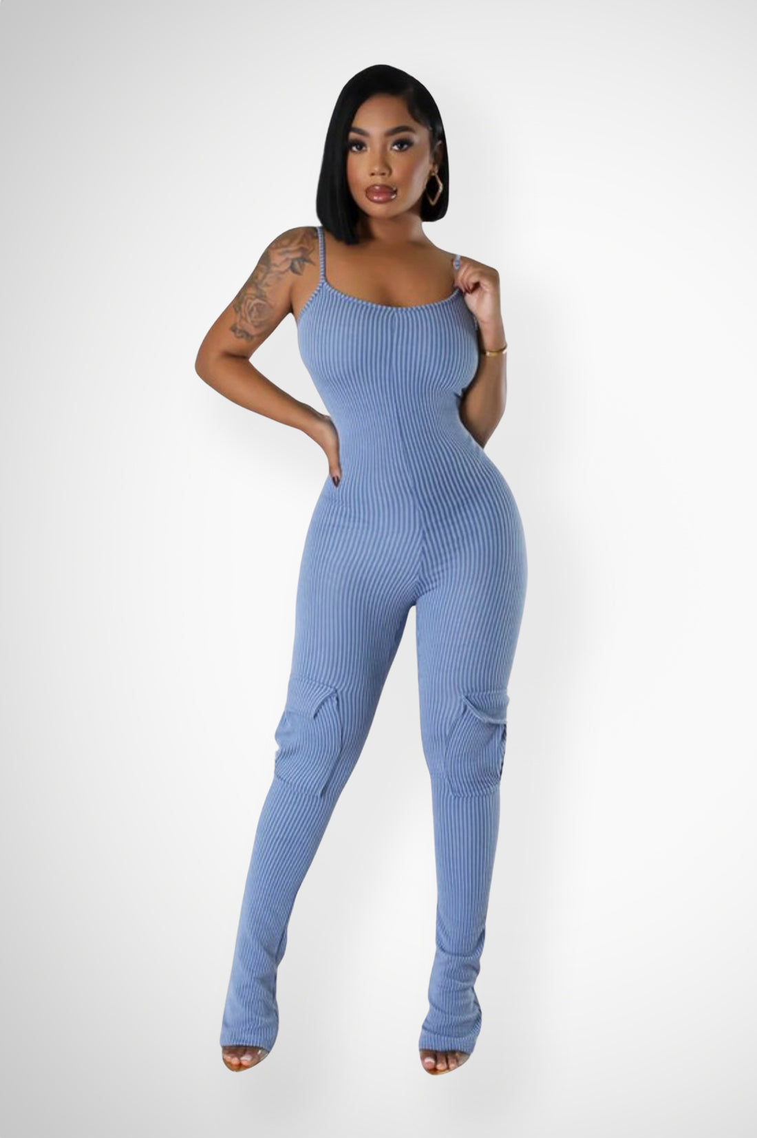 PoundCake Hooded Top Jumpsuit Set