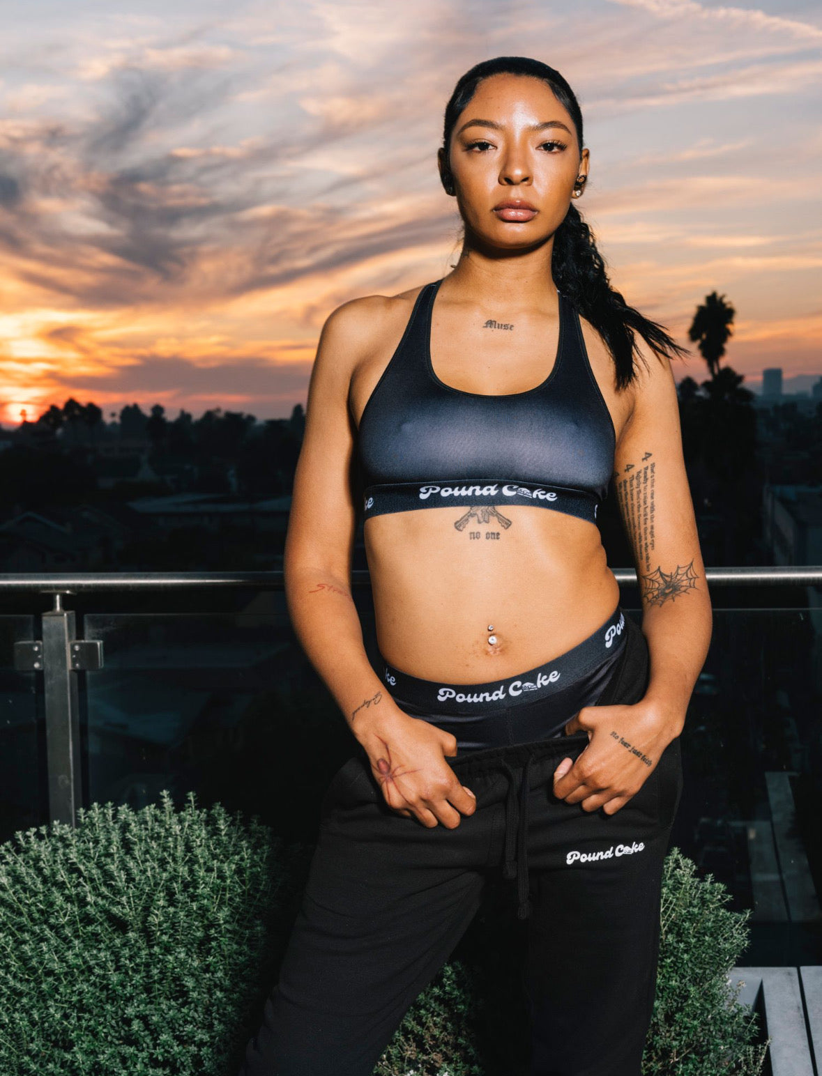 PoundCake Luxe Sporty Set (Black)